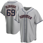 AJ Blubaugh Youth Houston Astros Road Jersey - Gray Replica