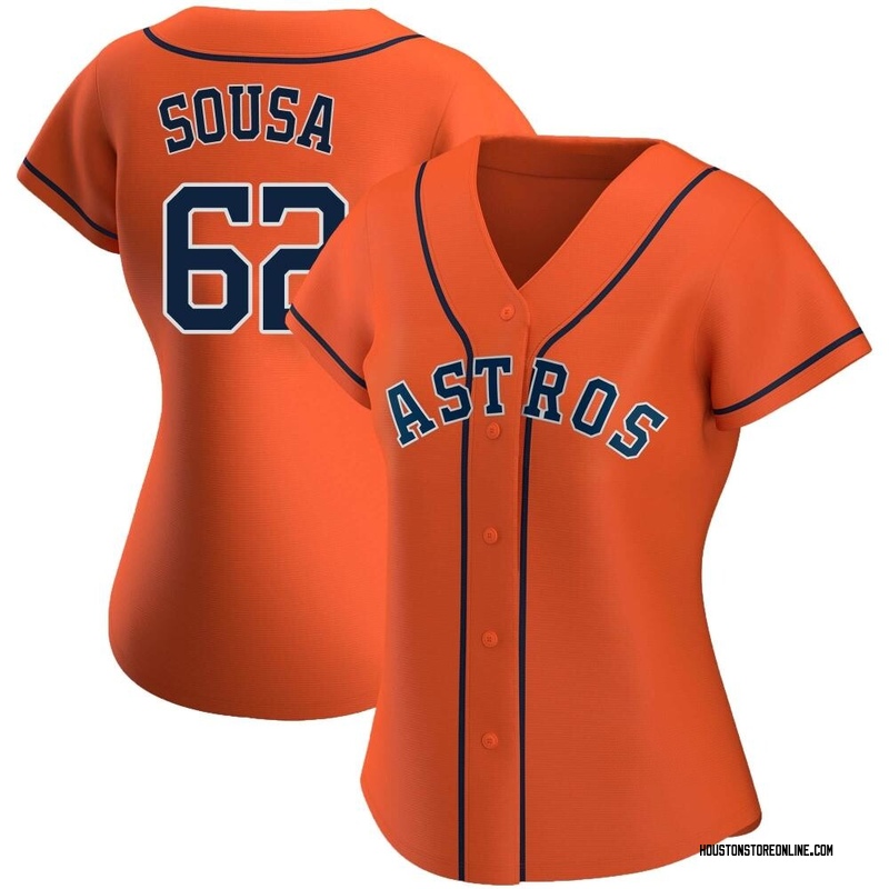 orange women's astros jersey