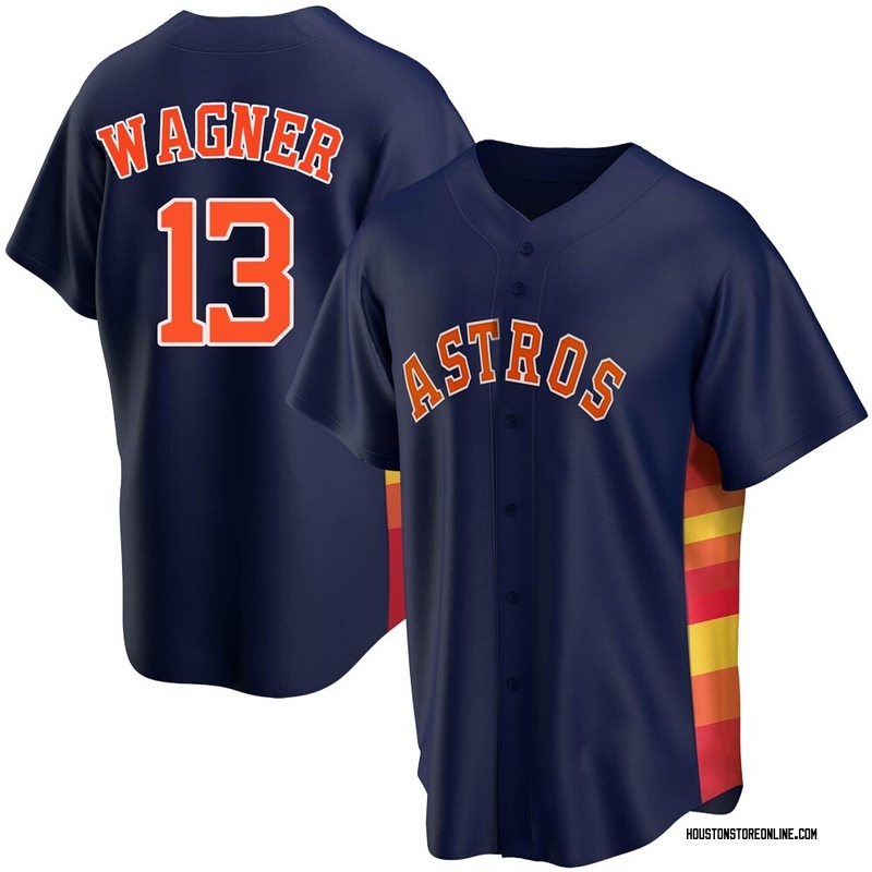 Billy Wagner Youth Houston Astros Alternate Jersey - Navy Replica