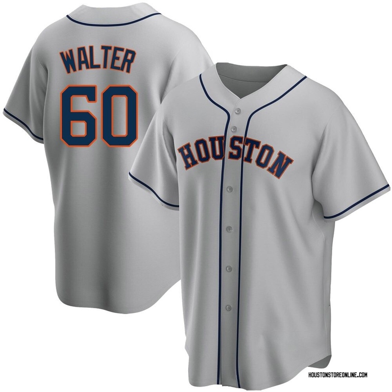 Brandon Walter Men's Houston Astros Road Jersey - Gray Replica