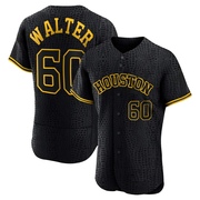 Brandon Walter Men's Houston Astros Snake Skin City Jersey - Black Authentic