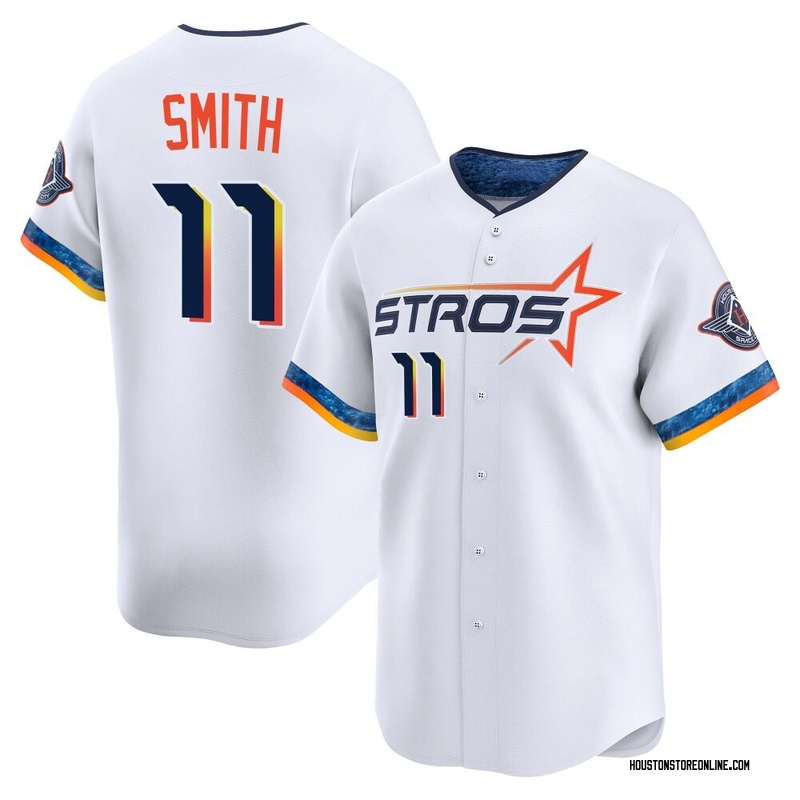 Cam Smith Youth Houston Astros 2025 City Connect Jersey - White Limited
