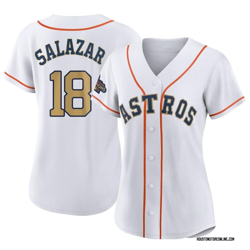 Houston Astros White Home Authentic Flex Base Jersey by Majestic