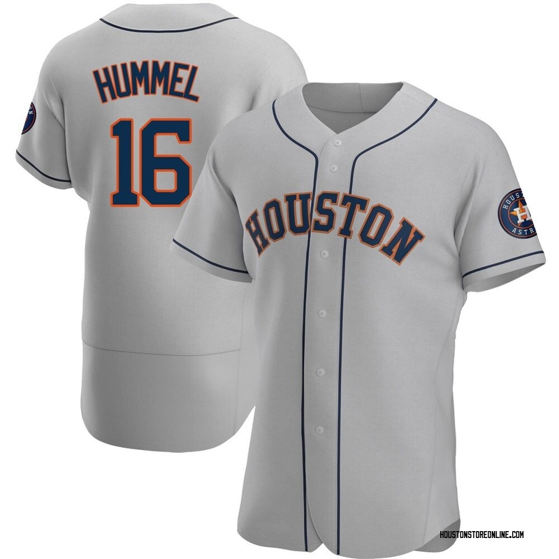 Cooper Hummel Men's Houston Astros Road Jersey - Gray Authentic
