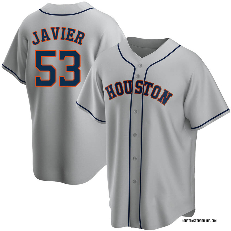 Cristian Javier Men's Houston Astros Road Jersey - Gray Replica