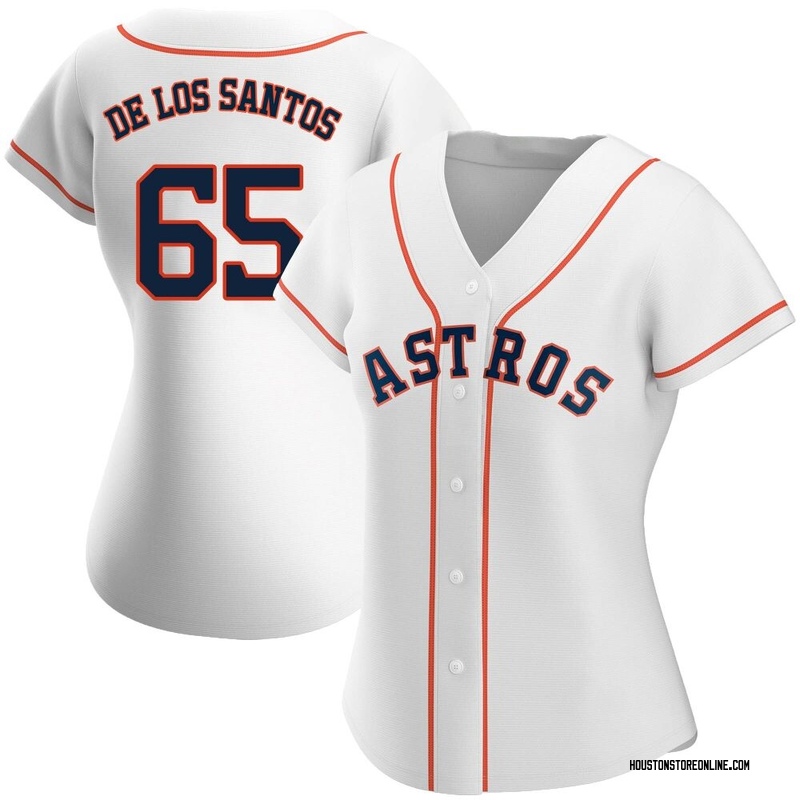 Enyel De Los Santos Women's Houston Astros Home Jersey - White Authentic