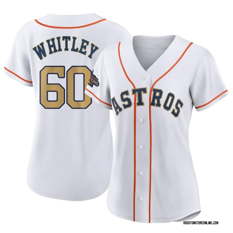 Forrest Whitley Men's Houston Astros White 2023 Collection Jersey - Gold  Authentic