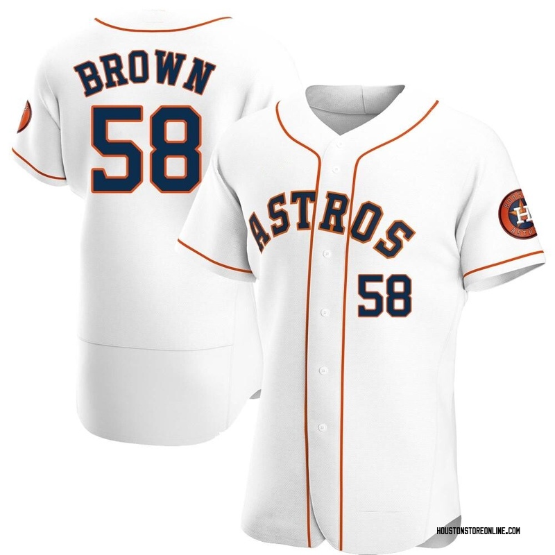 Hunter Brown Men's Houston Astros Home Jersey - White Authentic
