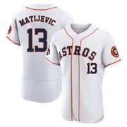 J.J. Matijevic Men's Houston Astros 2022 World Series Champions Home Jersey - White Authentic