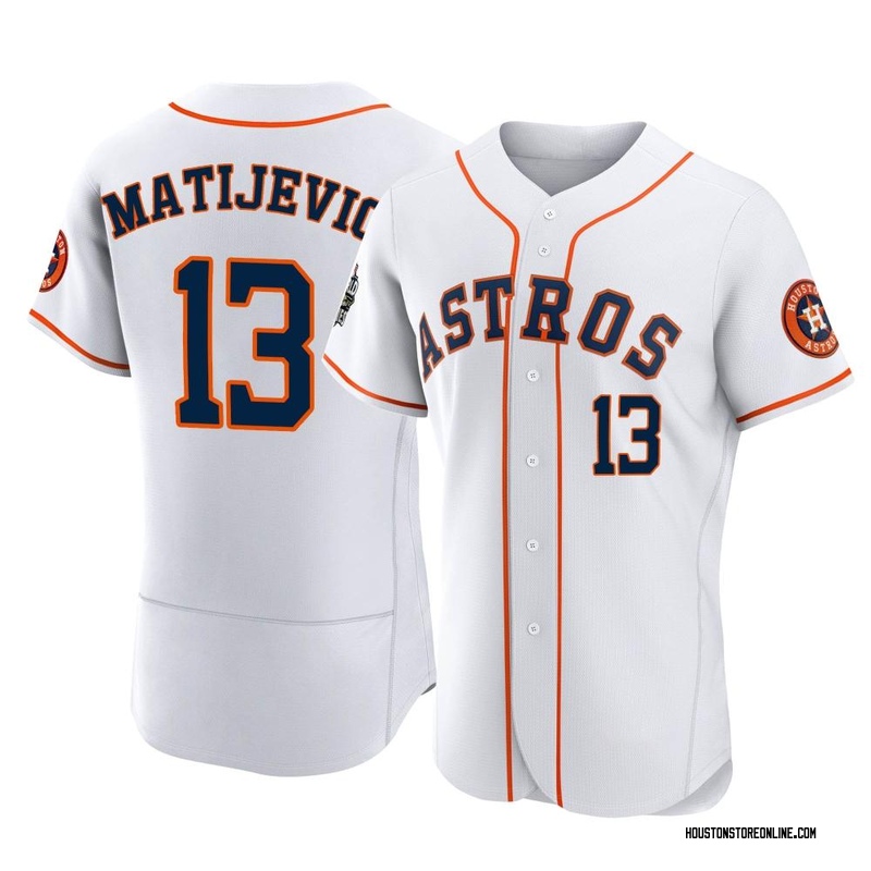 J.J. Matijevic Men's Houston Astros 2022 World Series Home Jersey - White Authentic