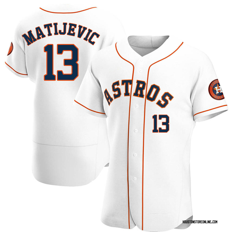 J.J. Matijevic Men's Houston Astros Home Jersey - White Authentic