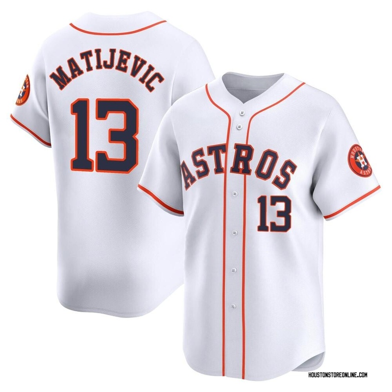 J.J. Matijevic Men's Houston Astros Home Jersey - White Limited