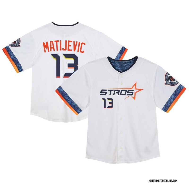 J.J. Matijevic Toddler Houston Astros 2025 City Connect Jersey - White Limited
