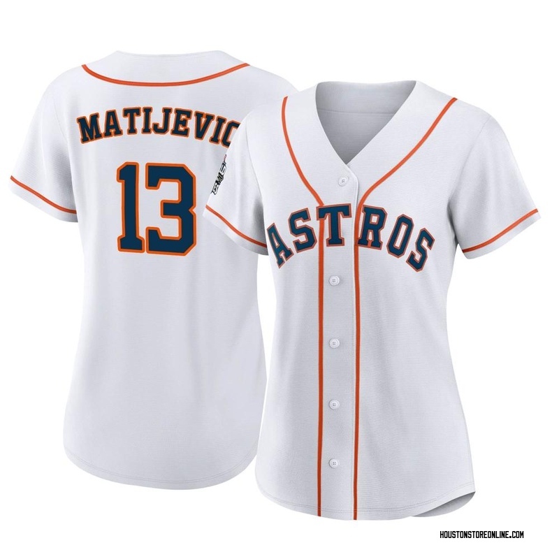 J.J. Matijevic Women's Houston Astros 2022 World Series Home Jersey - White Replica