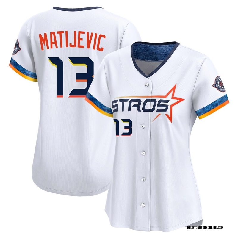 J.J. Matijevic Women's Houston Astros 2025 City Connect Jersey - White Limited