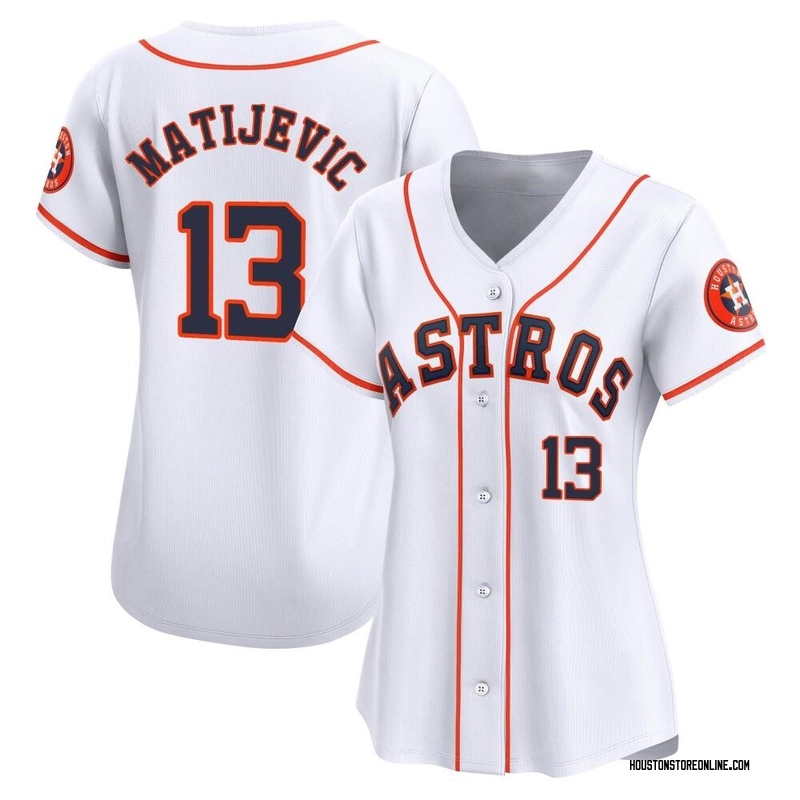 J.J. Matijevic Women's Houston Astros Home Jersey - White Limited