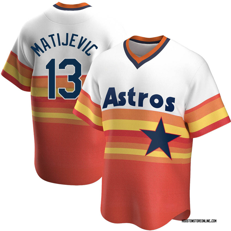 J.J. Matijevic Youth Houston Astros Home Cooperstown Collection Jersey - White Replica