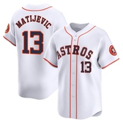 J.J. Matijevic Youth Houston Astros Home Jersey - White Limited