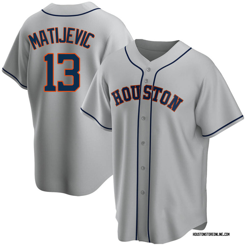 J.J. Matijevic Youth Houston Astros Road Jersey - Gray Replica
