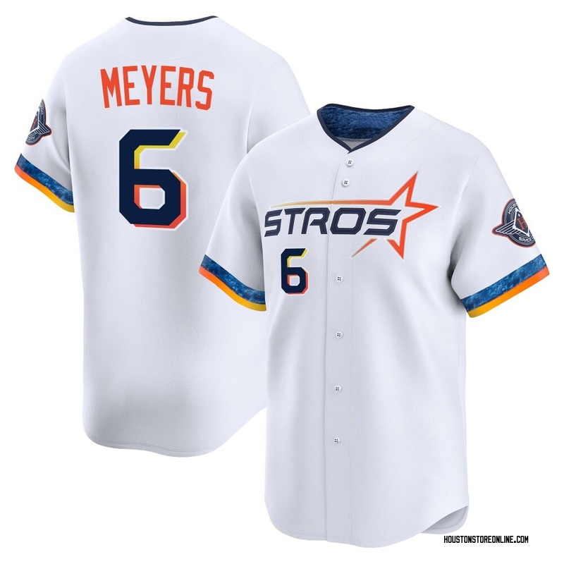 Jake Meyers Men's Houston Astros 2025 City Connect Jersey - White Limited