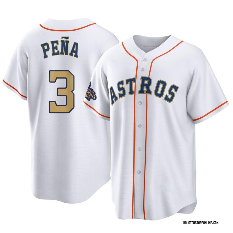 Jeremy Pena Houston Astros 2023 Gold Rush Oxy Jersey - All Stitched -  Nebgift