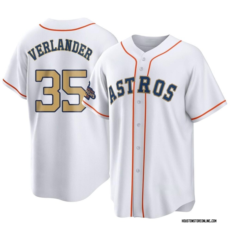 Men's Majestic Gray Houston Astros Official Cool Base Jersey