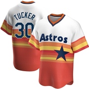 Kyle Tucker Youth Houston Astros Home Cooperstown Collection Jersey - White Replica