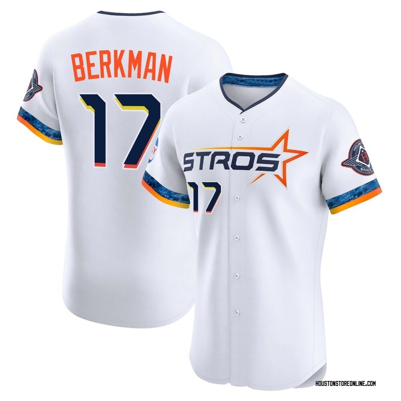 Lance Berkman Men's Houston Astros 2025 City Connect Jersey - White Elite