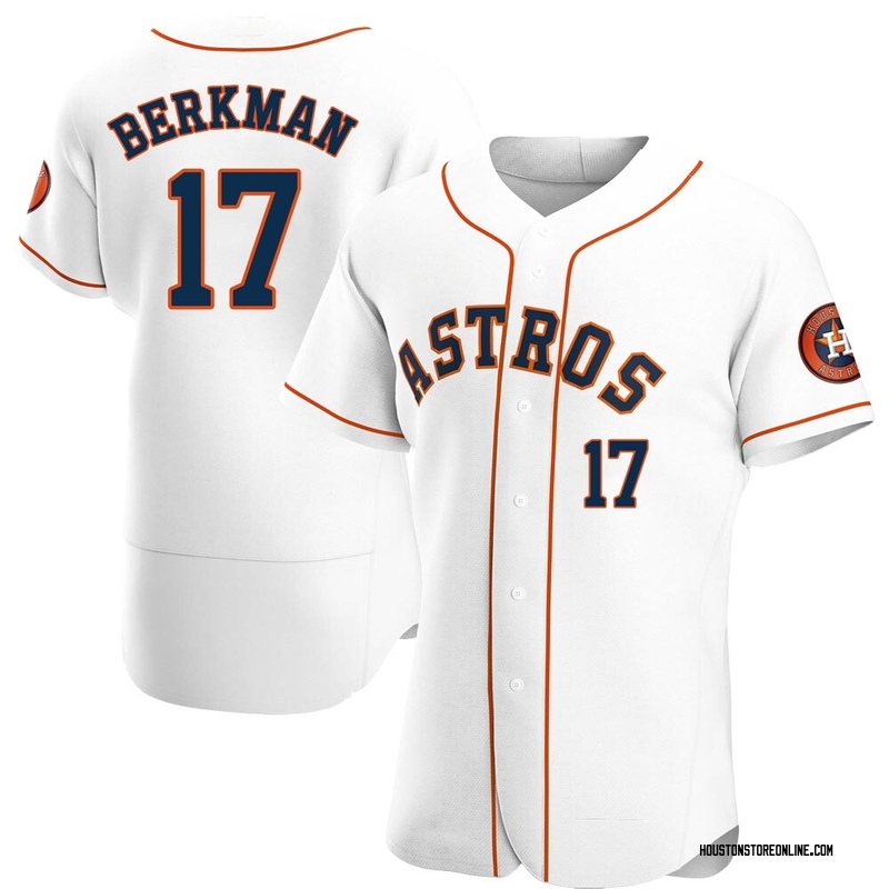 Lance Berkman Men's Houston Astros Home Jersey - White Authentic