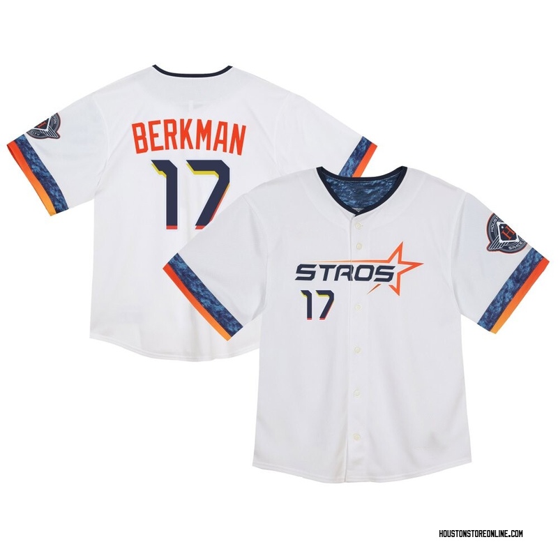 Lance Berkman Toddler Houston Astros 2025 City Connect Jersey - White Limited