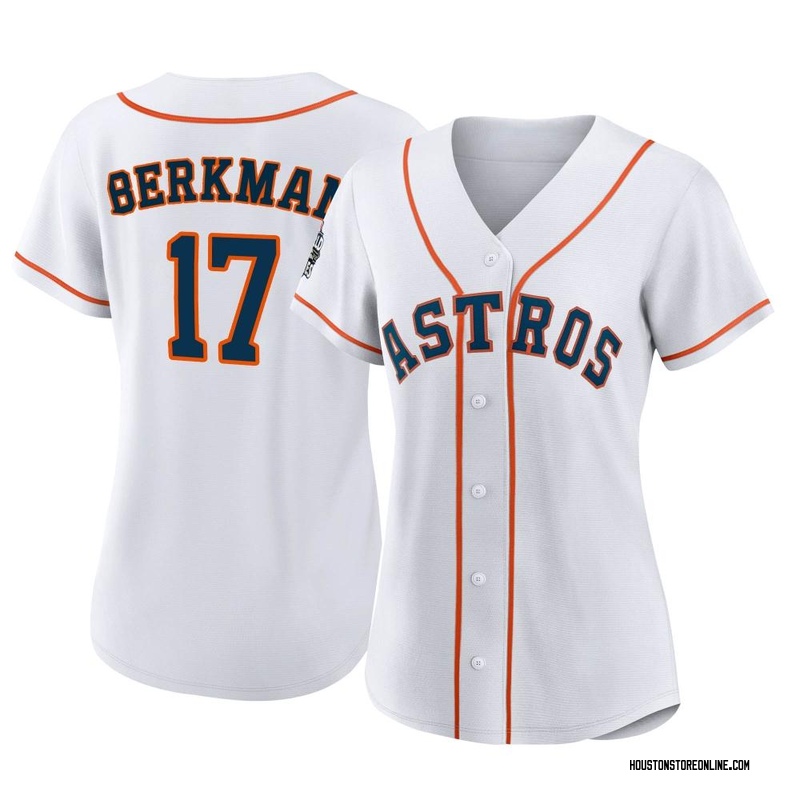 Lance Berkman Women's Houston Astros 2022 World Series Home Jersey - White Authentic