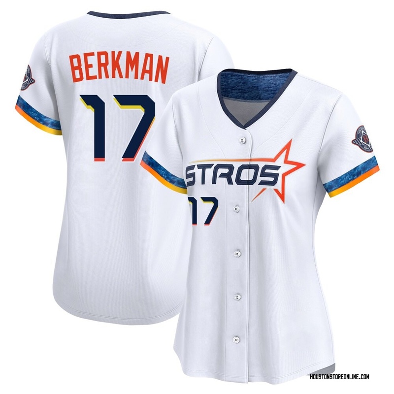 Lance Berkman Women's Houston Astros 2025 City Connect Jersey - White Limited