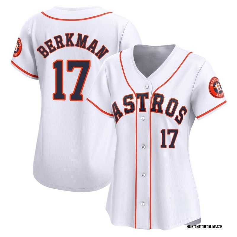 Lance Berkman Women's Houston Astros Home Jersey - White Limited
