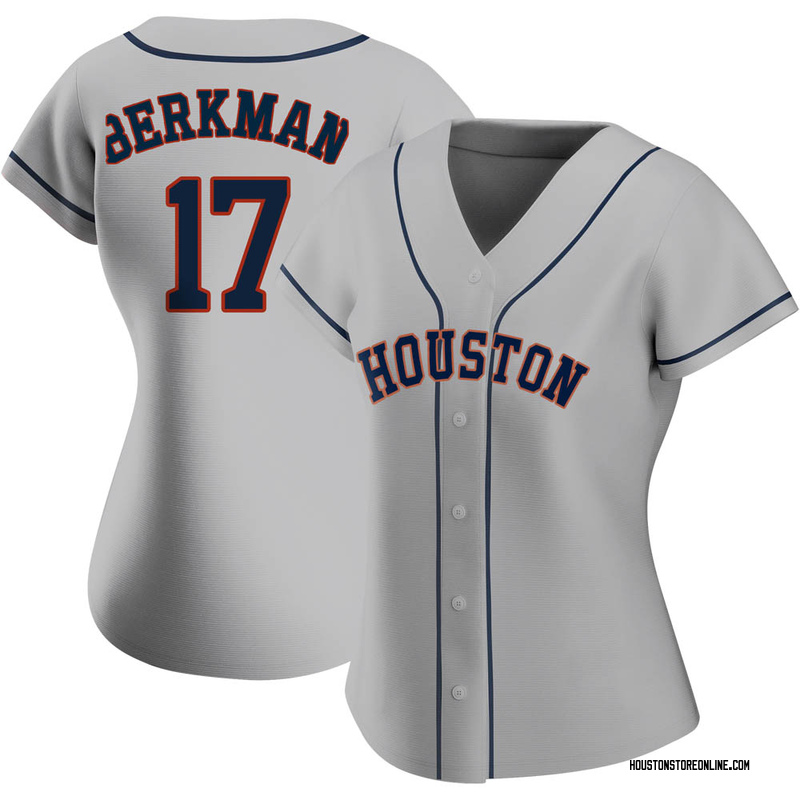 Lance Berkman Women's Houston Astros Road 2020 Jersey - Gray Replica