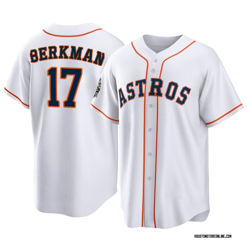 Lance Berkman Youth Houston Astros 2022 World Series Home Jersey - White Replica