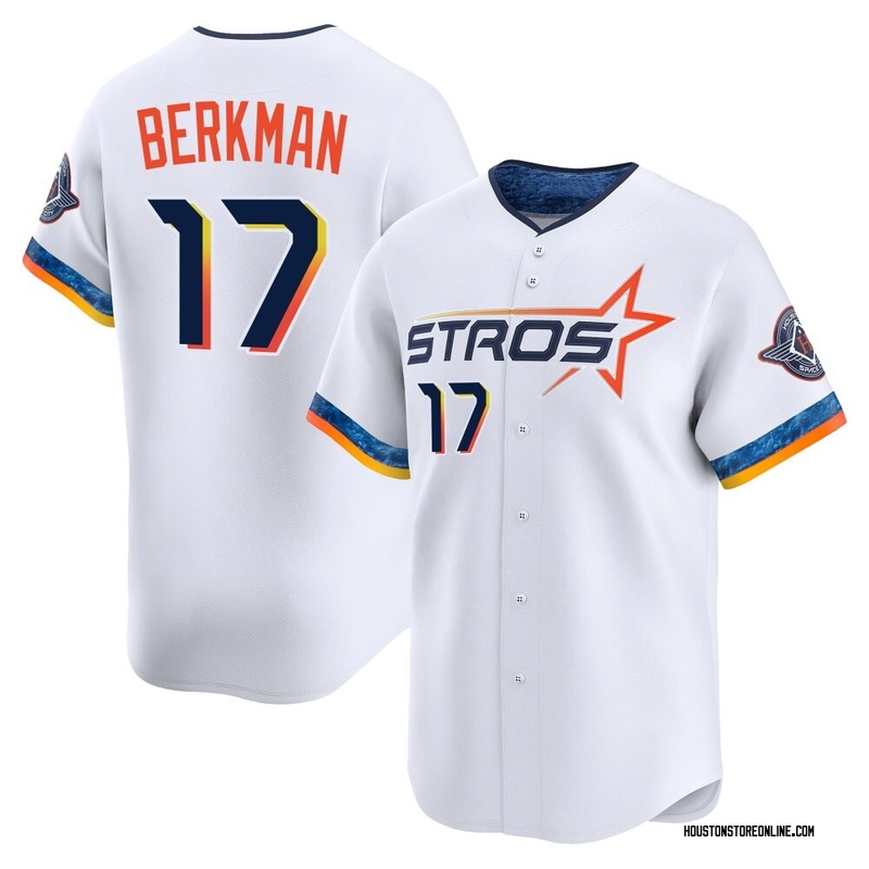 Lance Berkman Youth Houston Astros 2025 City Connect Jersey - White Limited