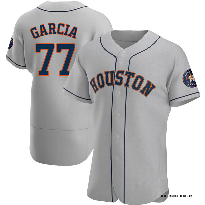 Luis Garcia Men's Houston Astros Road Jersey - Gray Authentic