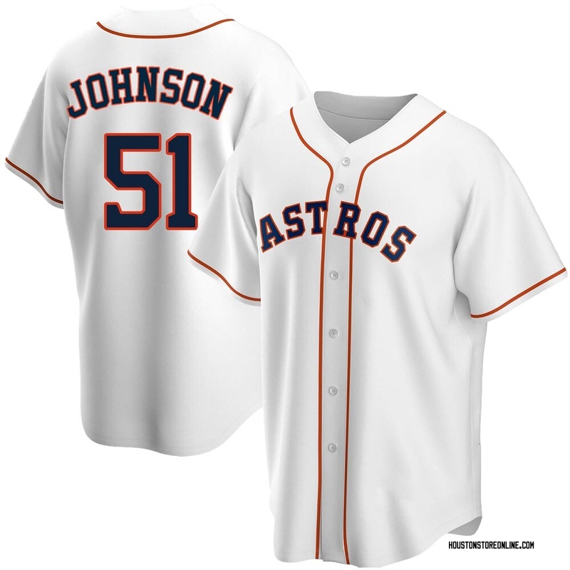 Randy Johnson Youth Houston Astros Home Jersey - White Replica
