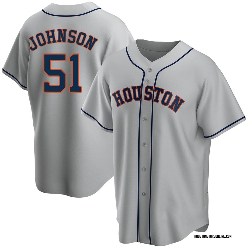 Randy Johnson Youth Houston Astros Road Jersey - Gray Replica