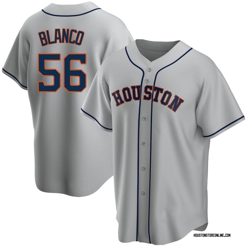 Ronel Blanco Youth Houston Astros Road Jersey - Gray Replica