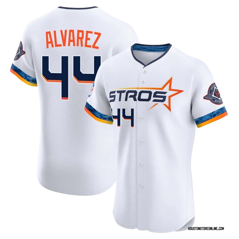 Yordan Alvarez Men's Houston Astros 2025 City Connect Jersey - White Elite