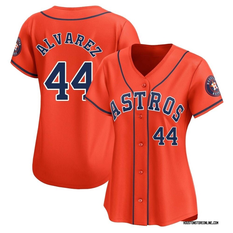 Yordan Alvarez Women's Houston Astros Alternate Jersey Orange Limited