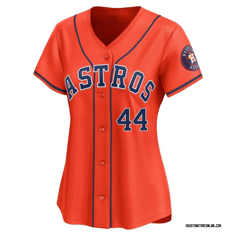 Yordan Alvarez Women's Houston Astros Alternate Jersey Orange Limited