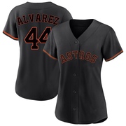 Yordan Alvarez Women's Houston Astros Fashion Jersey - Black Replica