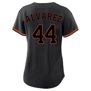 Yordan Alvarez Women's Houston Astros Fashion Jersey - Black Replica