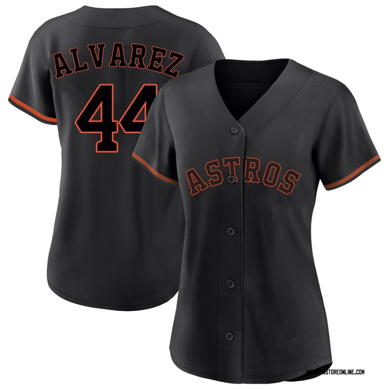 Yordan Alvarez Women's Houston Astros Fashion Jersey - Black Replica
