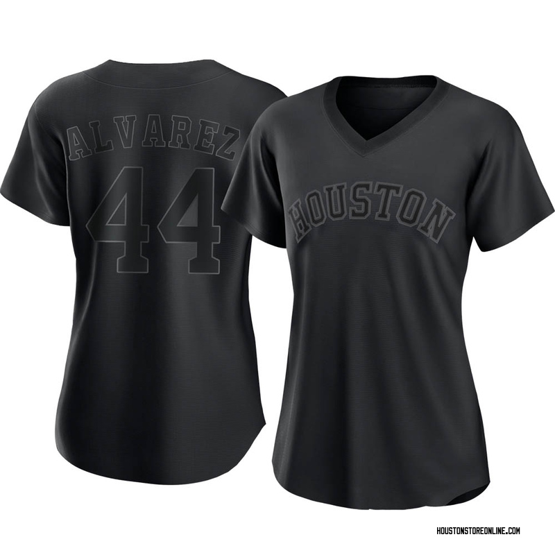 Yordan Alvarez Women's Houston Astros Pitch Fashion Jersey - Black Replica